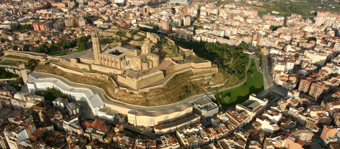 Sobrevolant la ciutat de Lleida