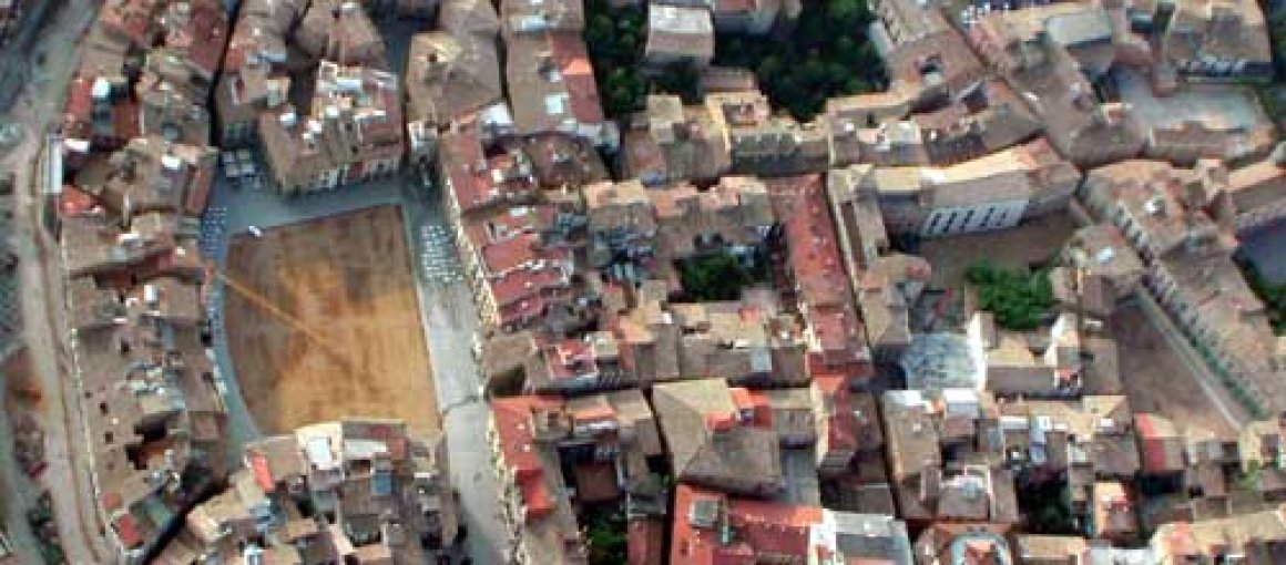 Sobrevolant en globus la comarca de l'Osona.