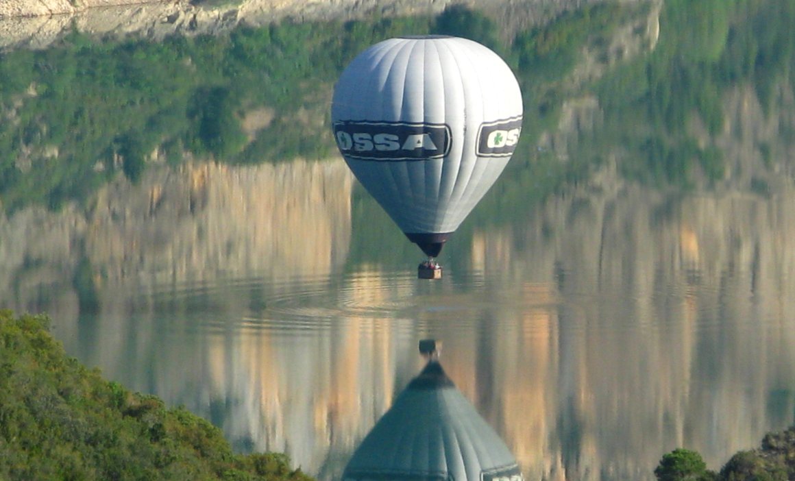 Travessa vol en globus Montsec i Mont-rebei