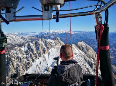 Travessa en globus del Pedraforca