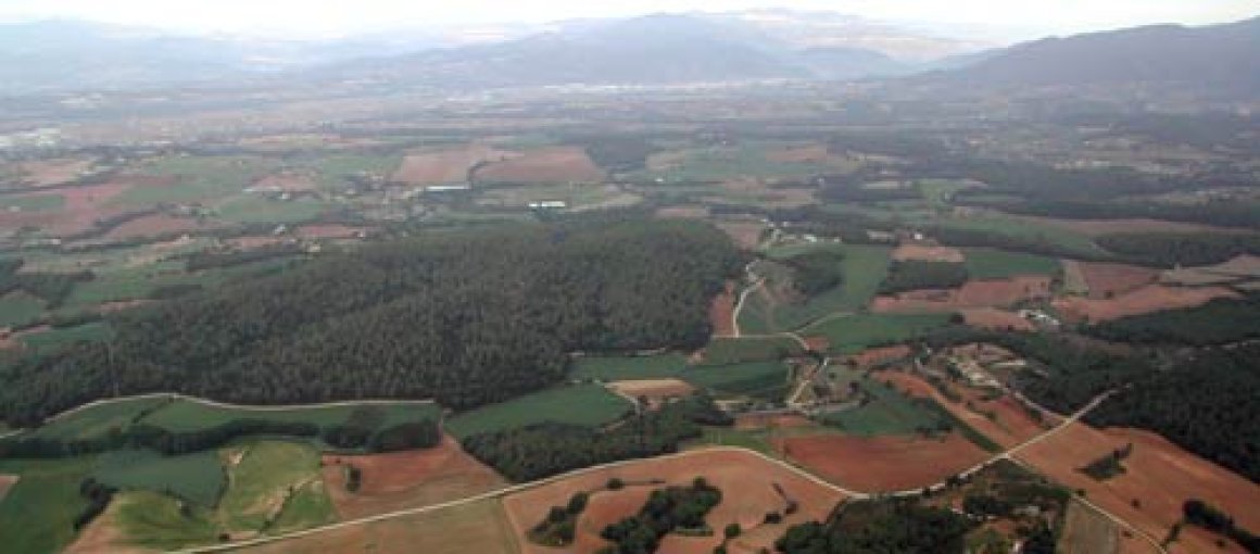 Ballooning over Vallés Oriental (Catalonia) - Spain.