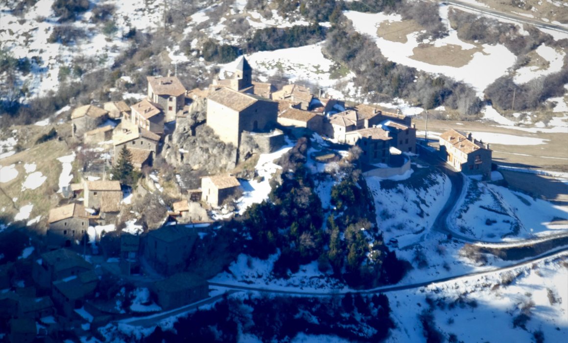 Travessa en globus del Pedraforca