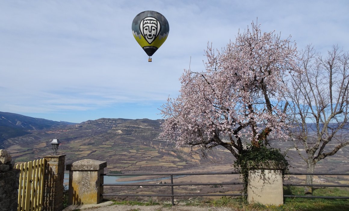Vol globus Geoparc Mundial Unesco Conca de Tremp-Montsec