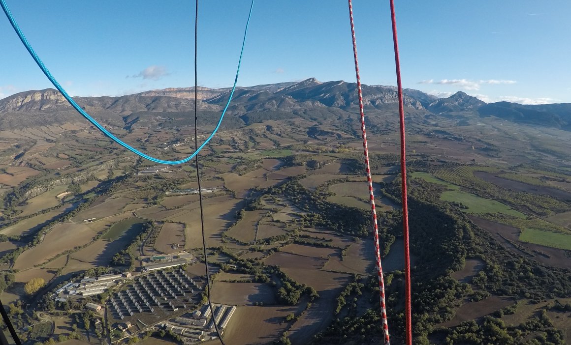 Vol globus Geoparc Mundial Unesco Conca de Tremp-Montsec