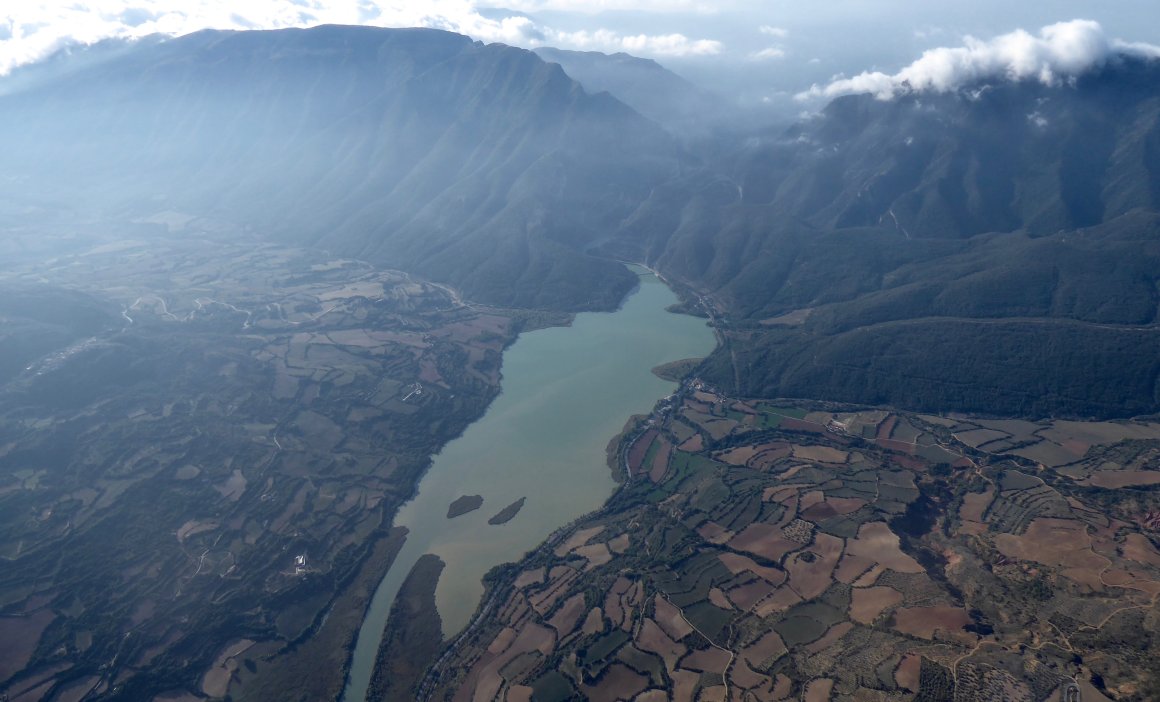 Vol globus Geoparc Mundial Unesco Conca de Tremp-Montsec