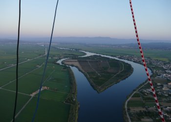 Vol en globus Delta de l'Ebre