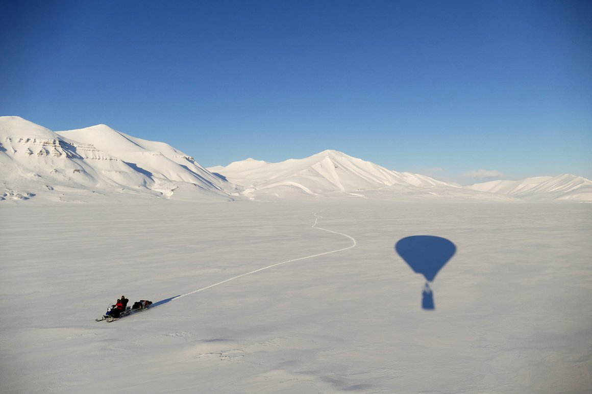 Globus Kon-Tiki en Svalbard