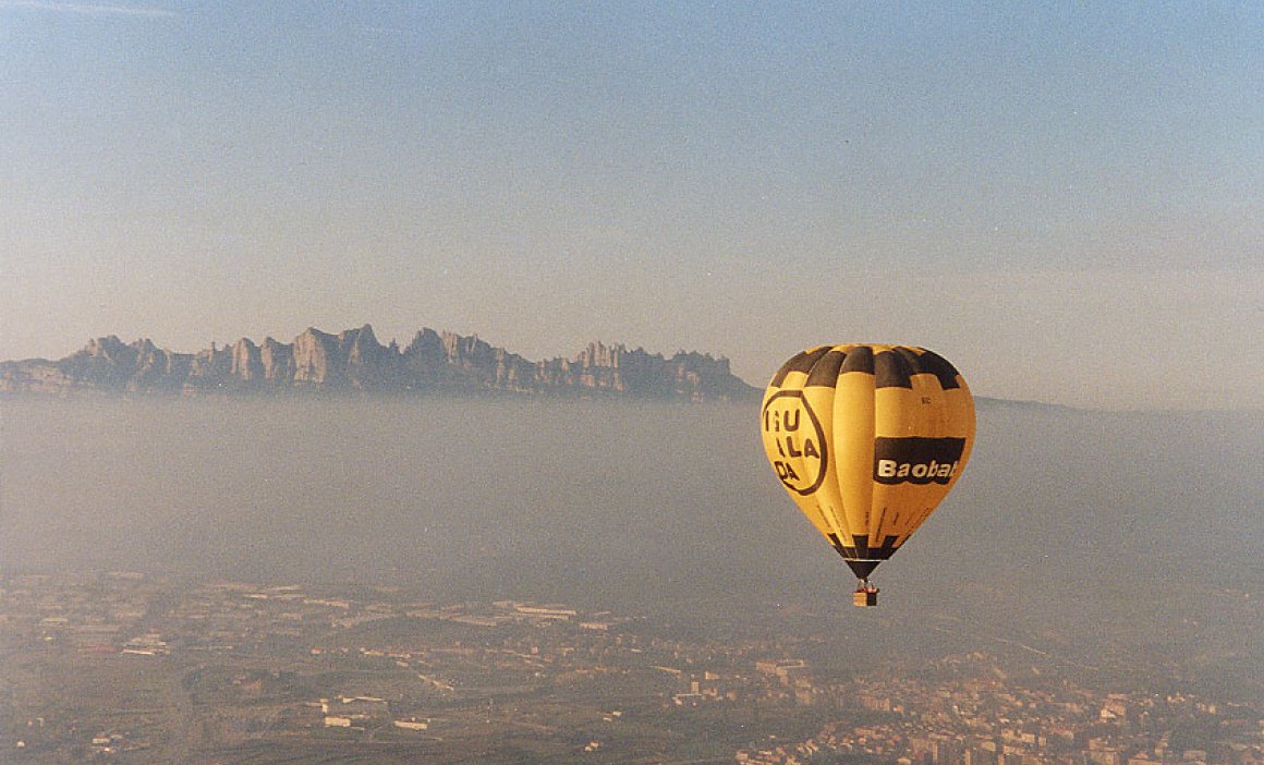 Zona de vuelo: Montserrat desde el Pla de Bages (Bages - Barcelona