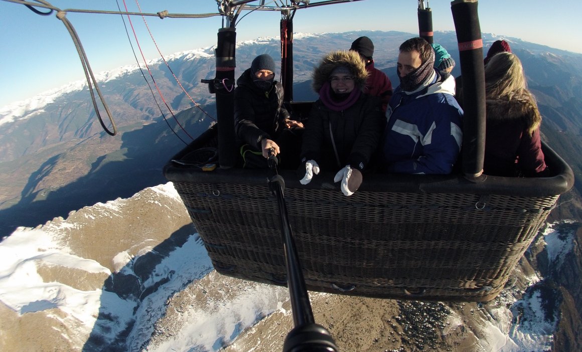 Travessa en globus del Pedraforca