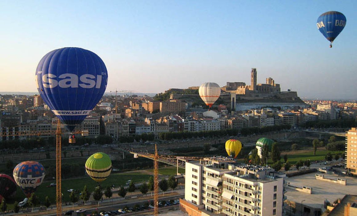 Sobrevolando Lleida