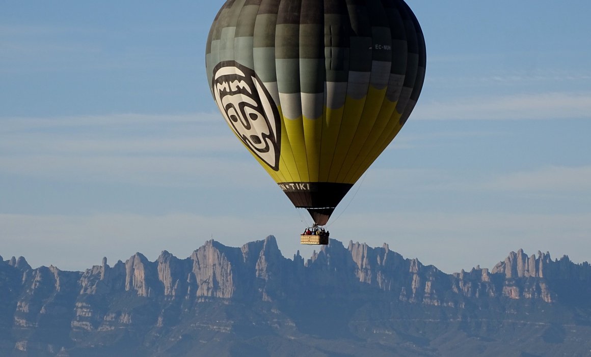 Vol en Globus Kon Tiki Montserrat