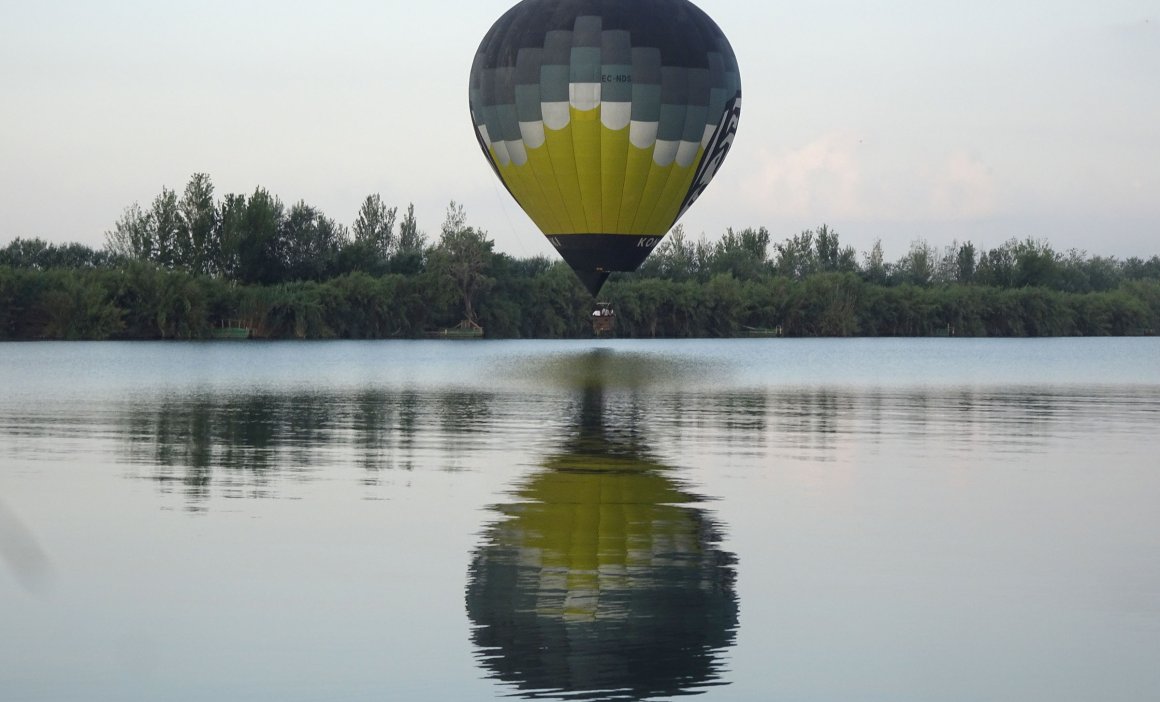 Vol en globus Delta de l'Ebre