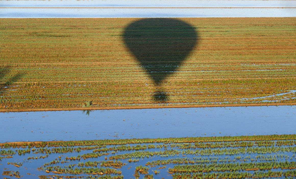 Vol en globus Delta de l'Ebre