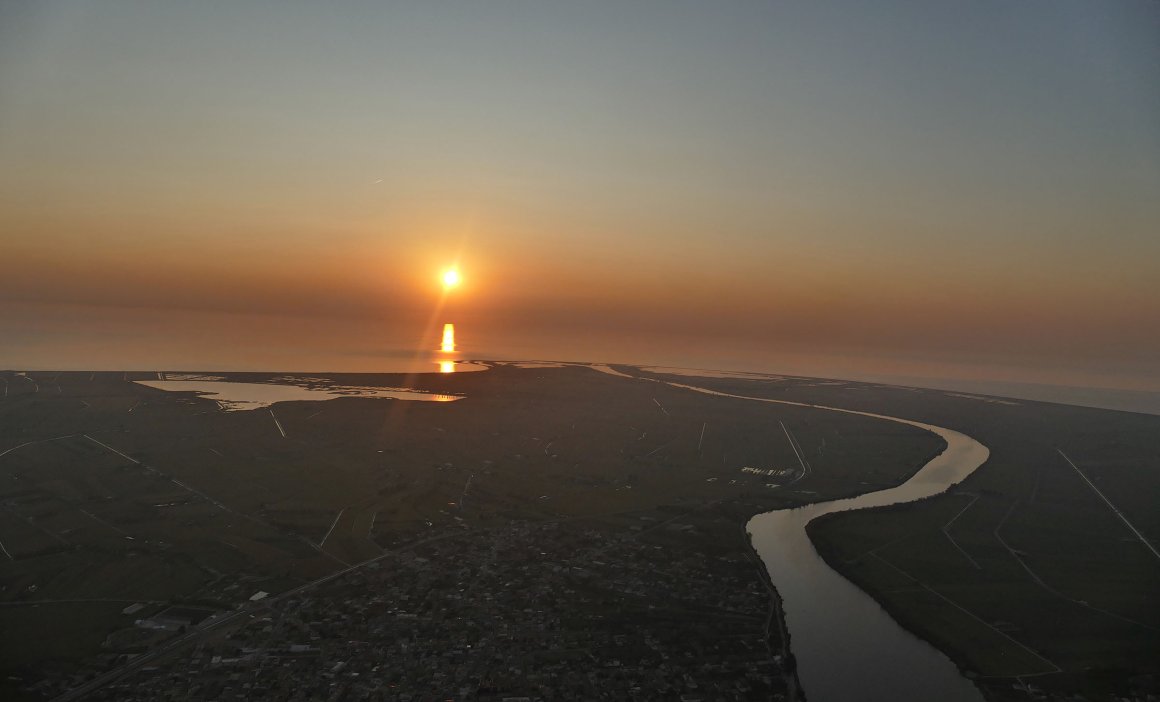 Vol en globus Delta de l'Ebre