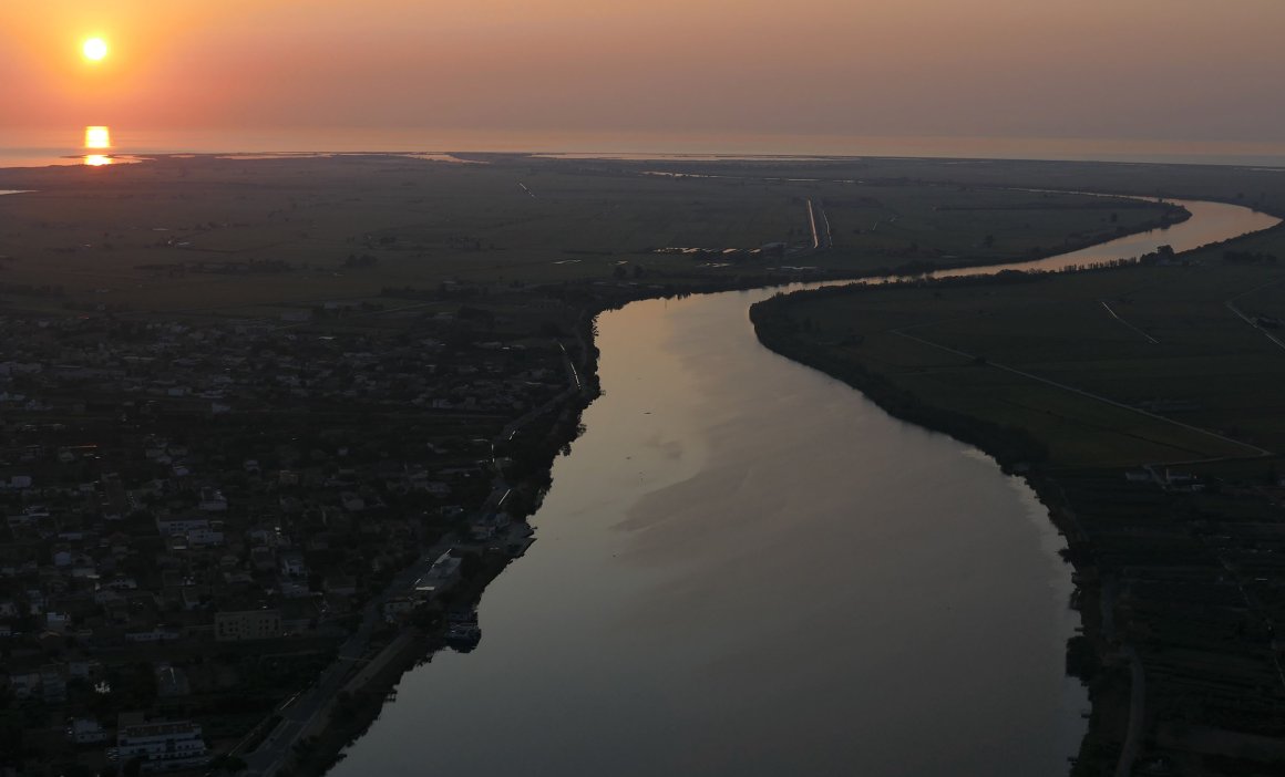 Vol en globus Delta de l'Ebre