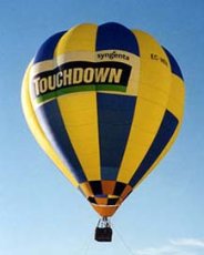 Advertising balloon - Touchdown