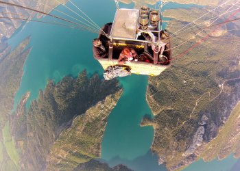 Travessa vol en globus Montsec i Mont-rebei