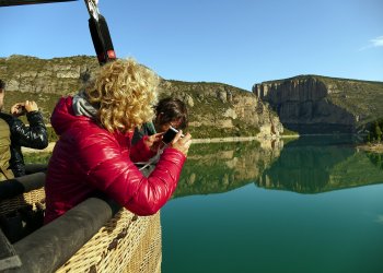 Travessa vol en globus Montsec i Mont-rebei